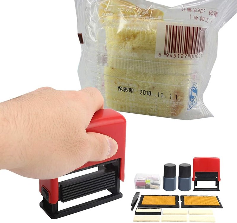 آلة ترميز التاريخ القابلة للتعديل يدويًا - طابعة حبر محمولة للطباعة السريعة الجفاف لتواريخ الانتهاء - Image 1